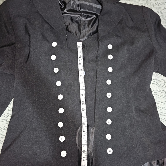 Tux style jacket with tails. Angel Secret size XXXL fully lined - Picture 4 of 7